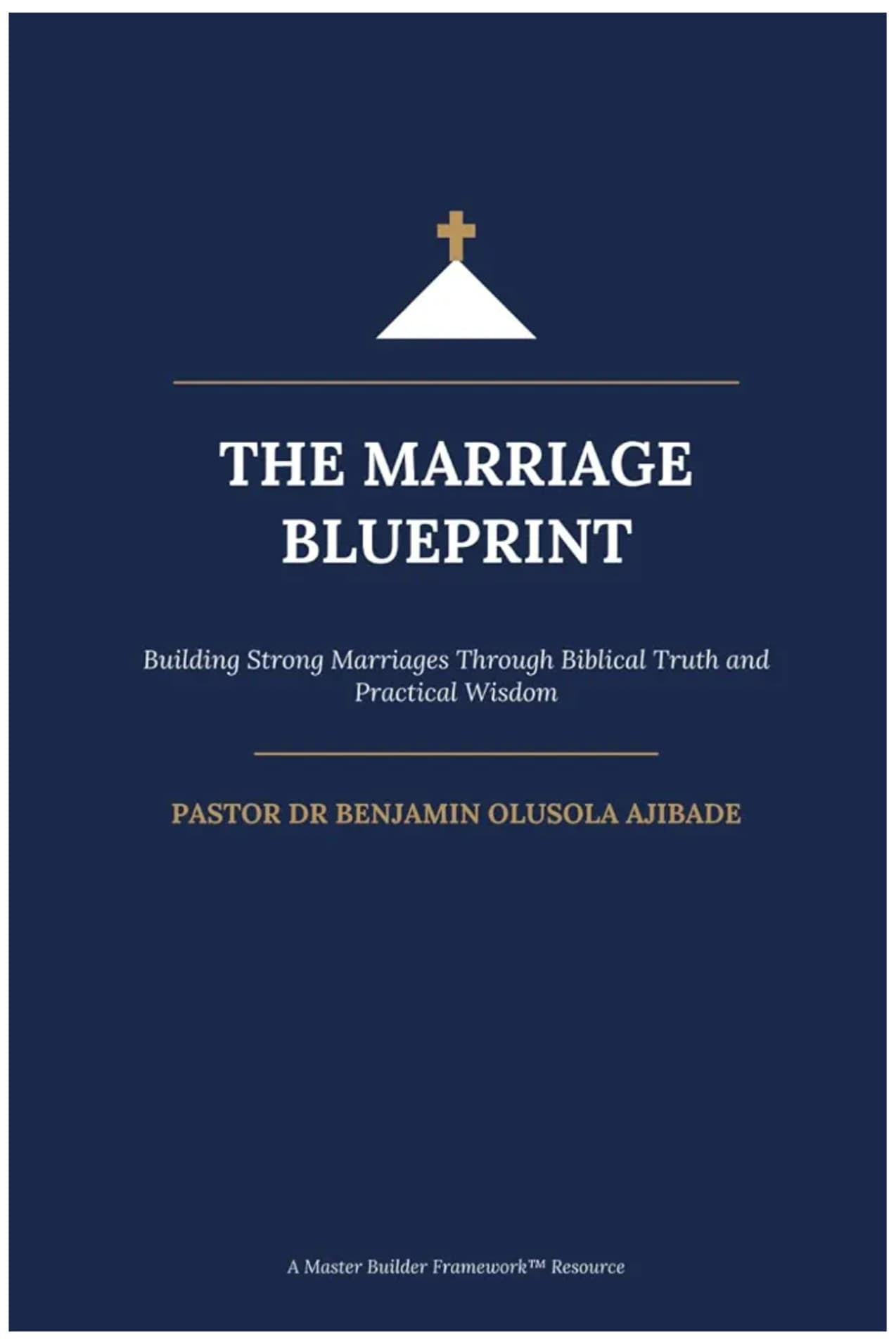 The Marriage Blueprint — front cover